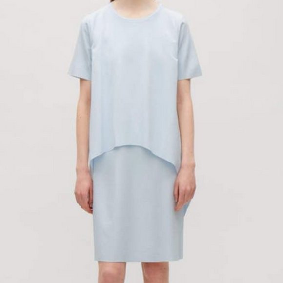 COS Baby Blue Layer Dress - Picture 1 of 10